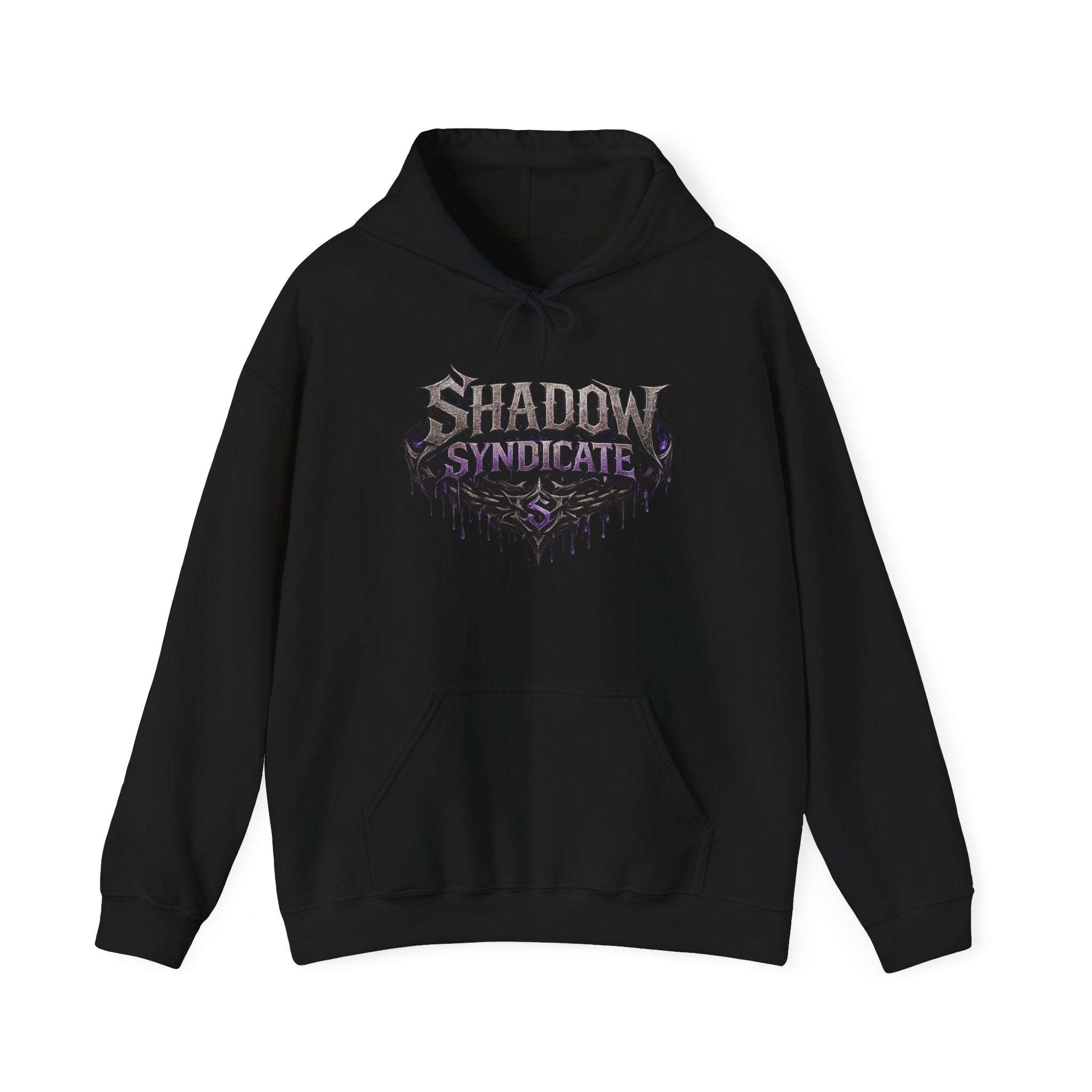 Shadow Syndicate Hoodie — Gothic "No Integrity" Graphic Pullover