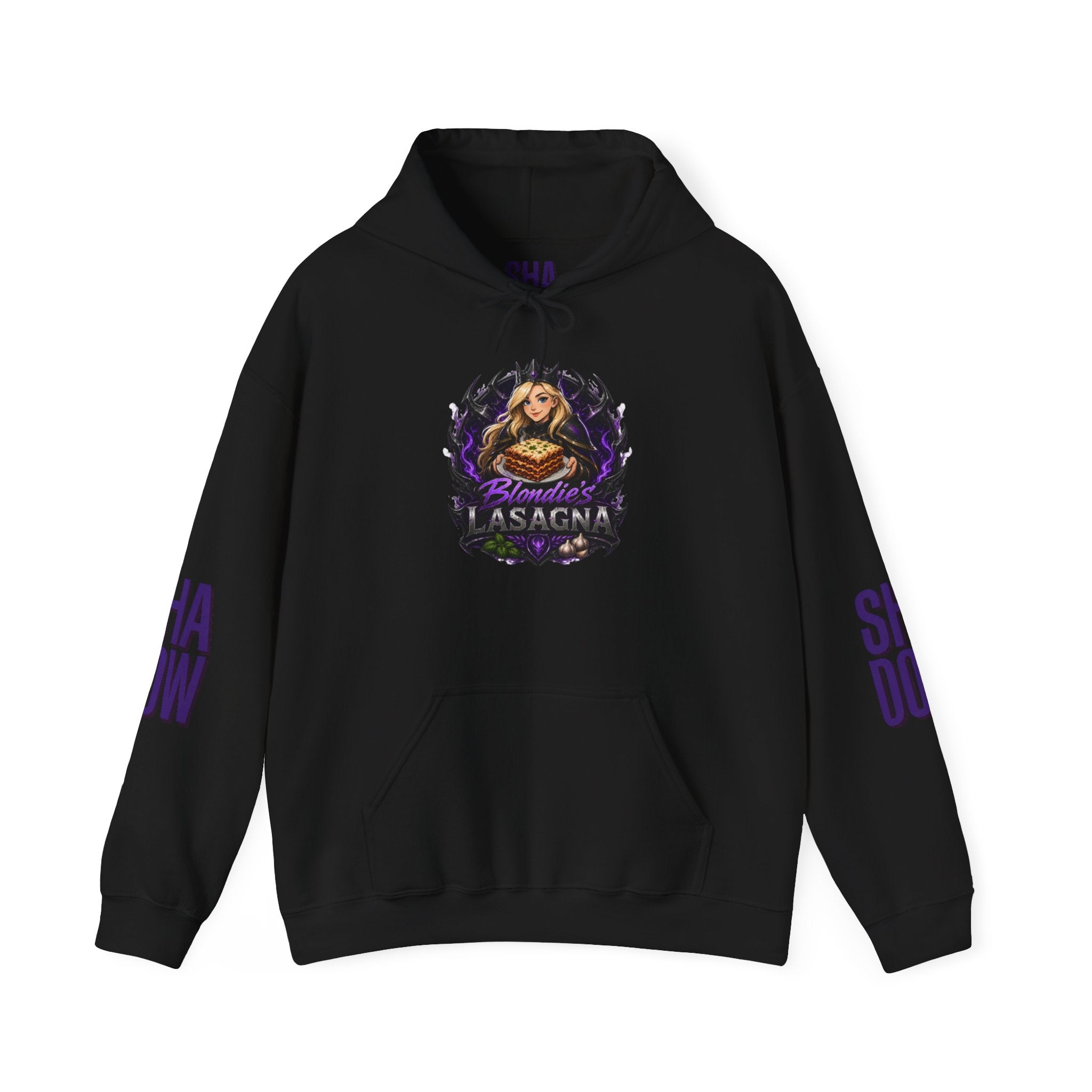 Lasagna Blondie Hoodie — Funny 'F***ing Lasagna' Vintage Band-Style Sweatshirt