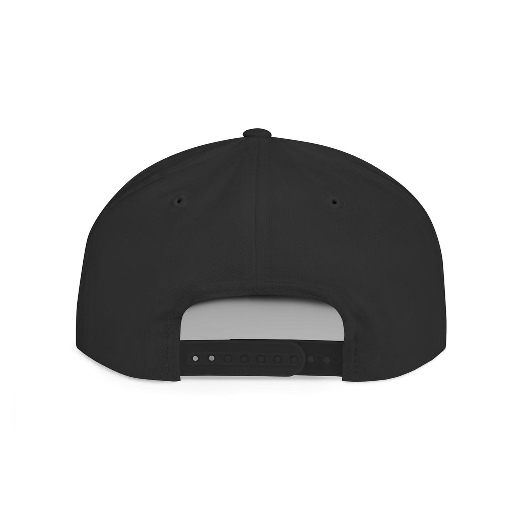 Shadow Syndicate Flat Bill Snapback Hat — Drip Logo Streetwear Cap