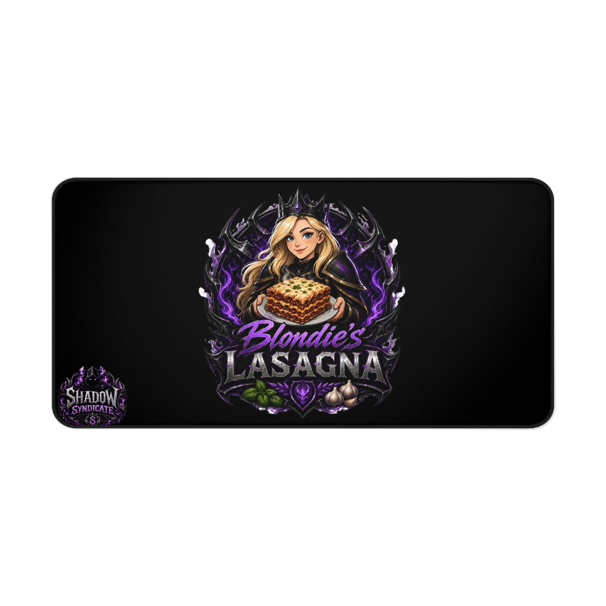 Desk Mat — Blondie's Lasagna Gaming Desk Mat (Streamer Gift)