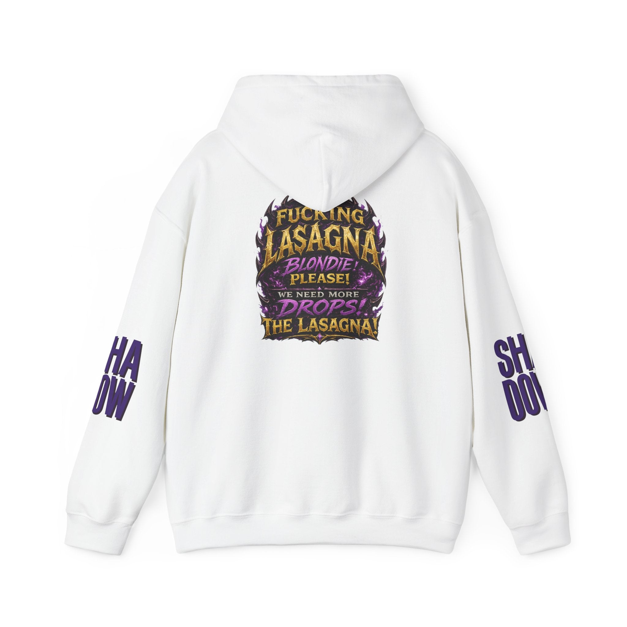 Lasagna Blondie Hoodie — Funny 'F***ing Lasagna' Vintage Band-Style Sweatshirt