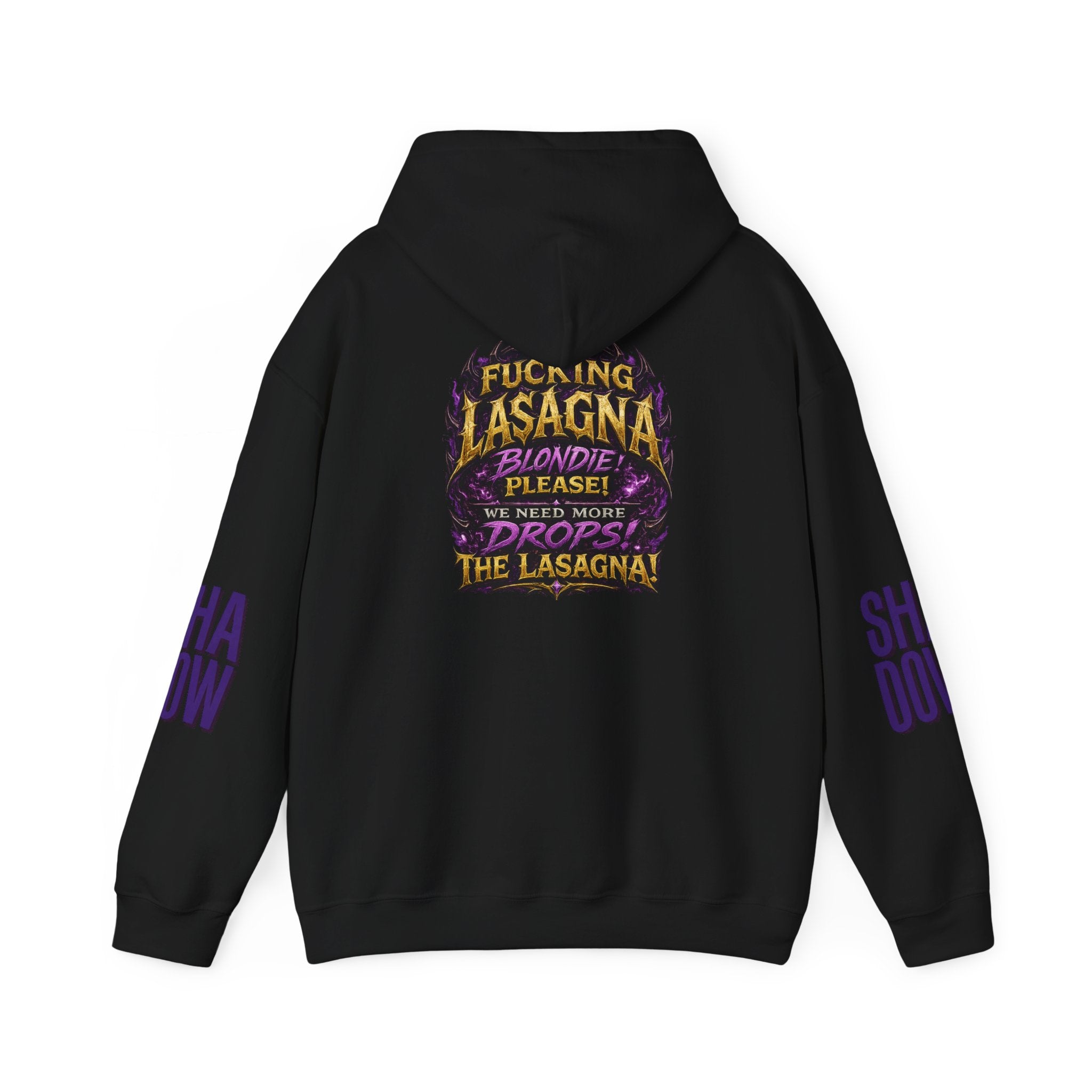 Lasagna Blondie Hoodie — Funny 'F***ing Lasagna' Vintage Band-Style Sweatshirt