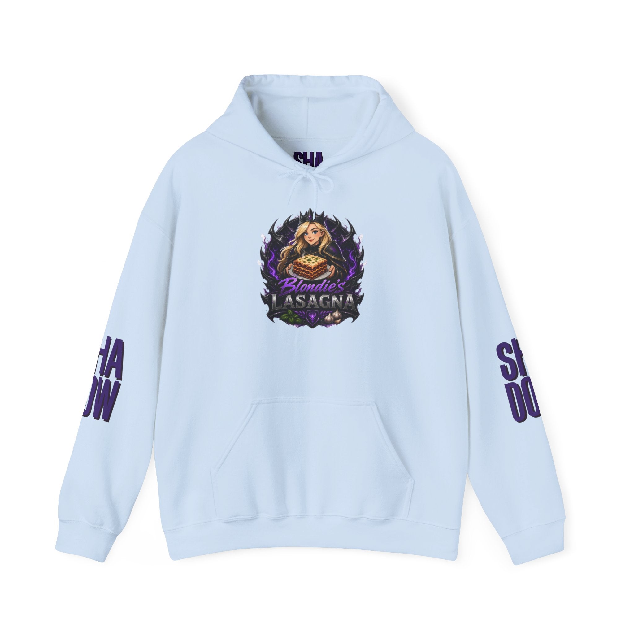 Lasagna Blondie Hoodie — Funny 'F***ing Lasagna' Vintage Band-Style Sweatshirt