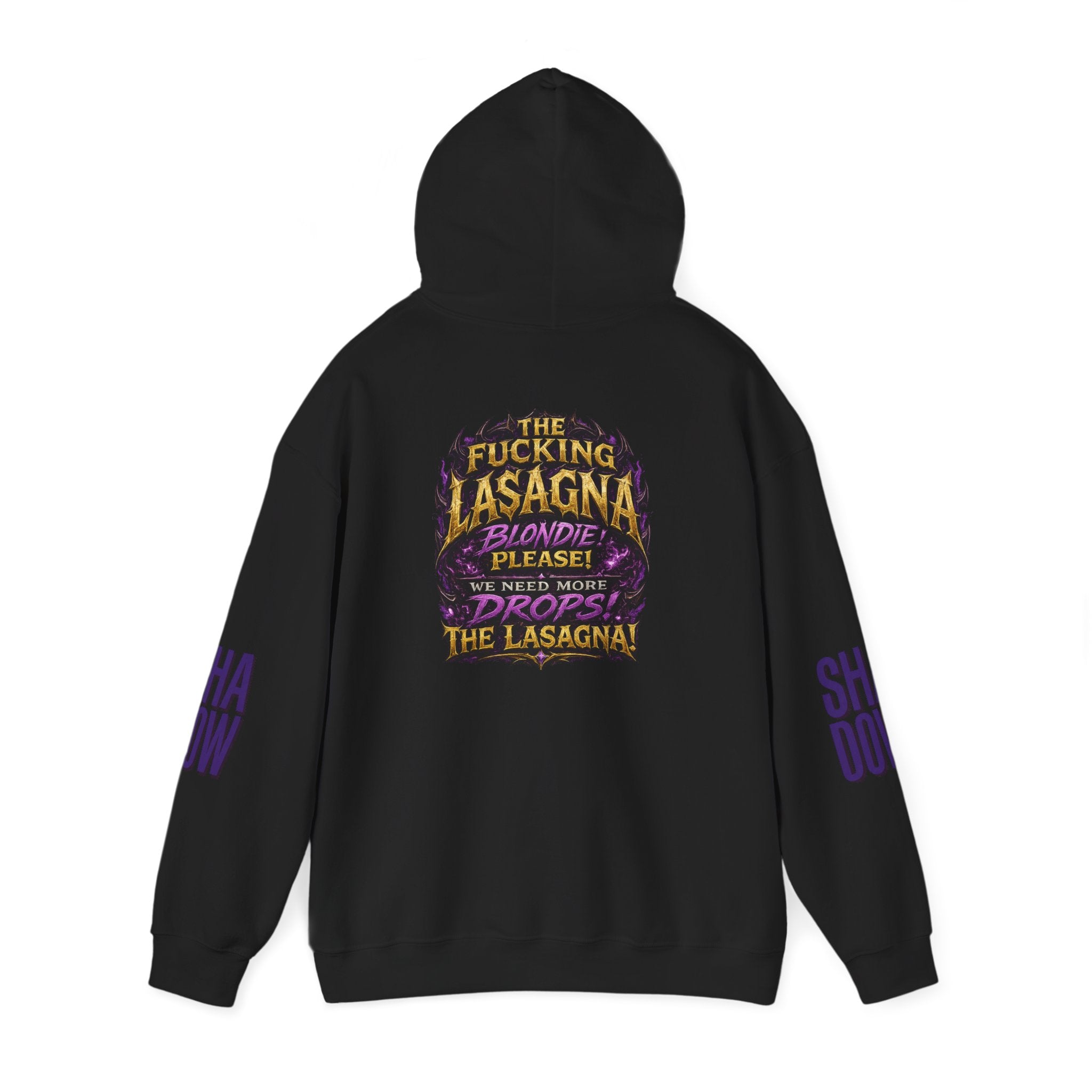 Lasagna Blondie Hoodie — Funny 'F***ing Lasagna' Vintage Band-Style Sweatshirt