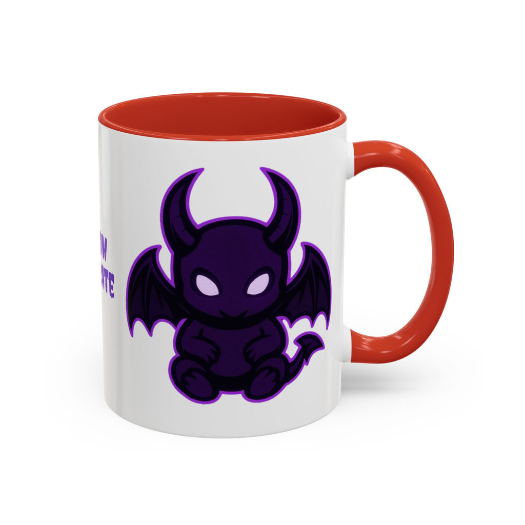 Accent Mug — Shadow Syndicate Cute Demon Coffee Cup (11/15oz)