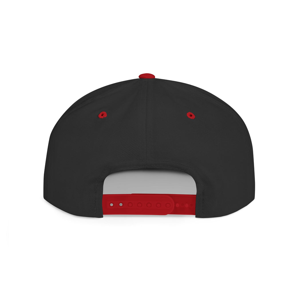 Shadow Syndicate Flat Bill Snapback Hat — Drip Logo Streetwear Cap