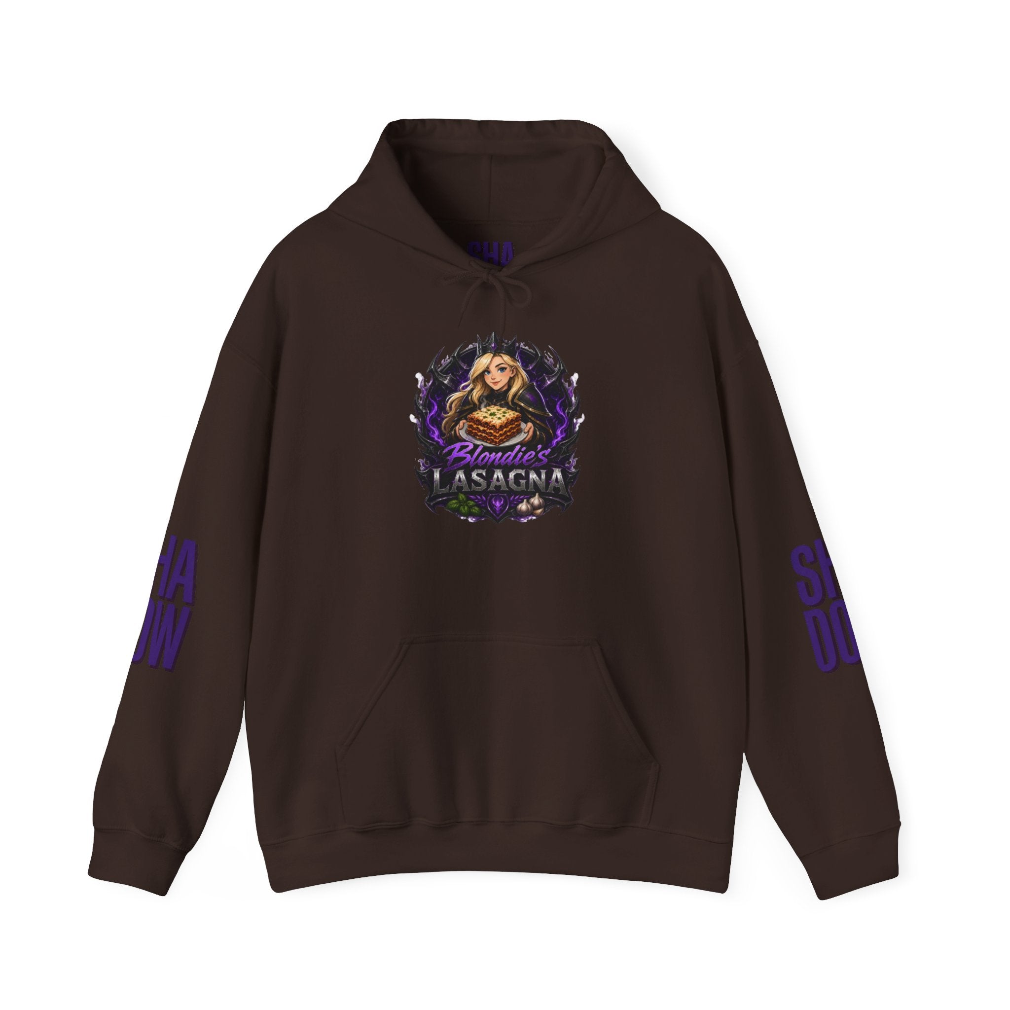 Lasagna Blondie Hoodie — Funny 'F***ing Lasagna' Vintage Band-Style Sweatshirt