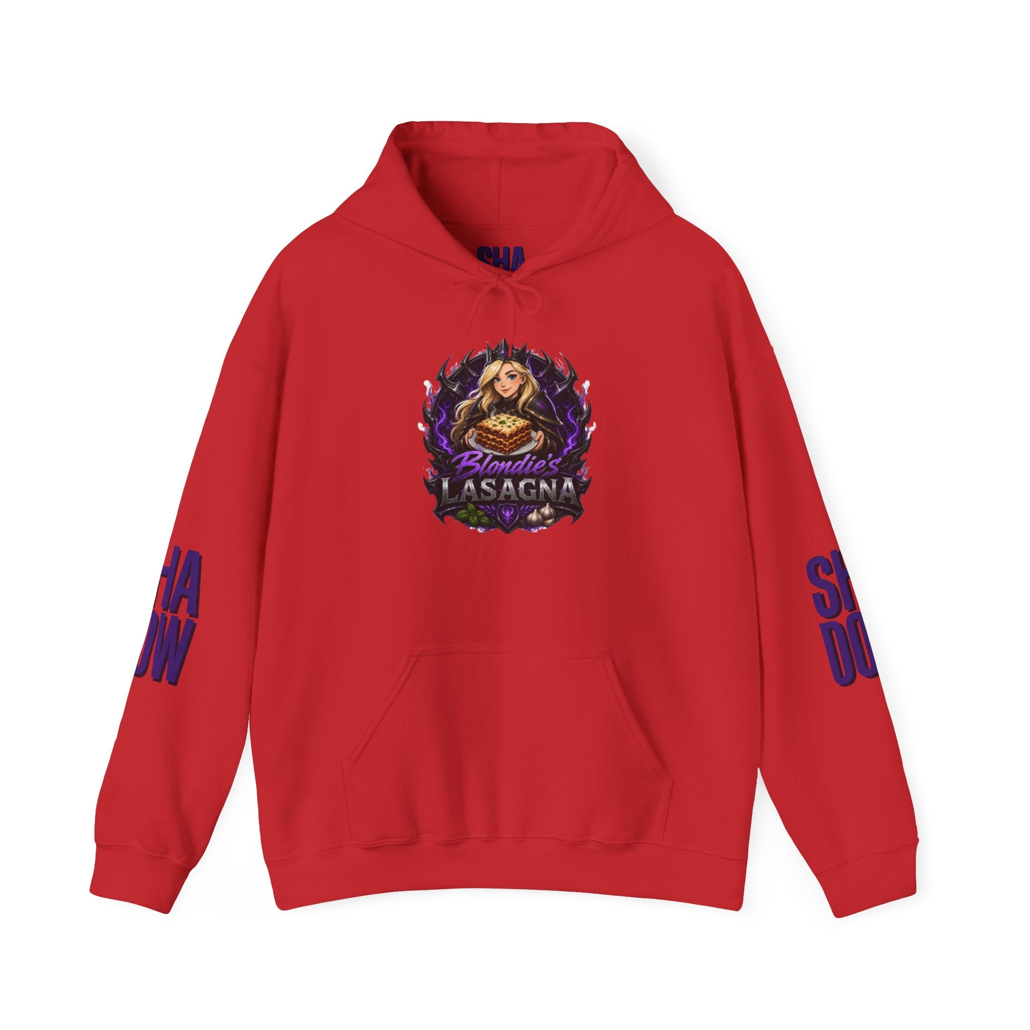 Lasagna Blondie Hoodie — Funny 'F***ing Lasagna' Vintage Band-Style Sweatshirt