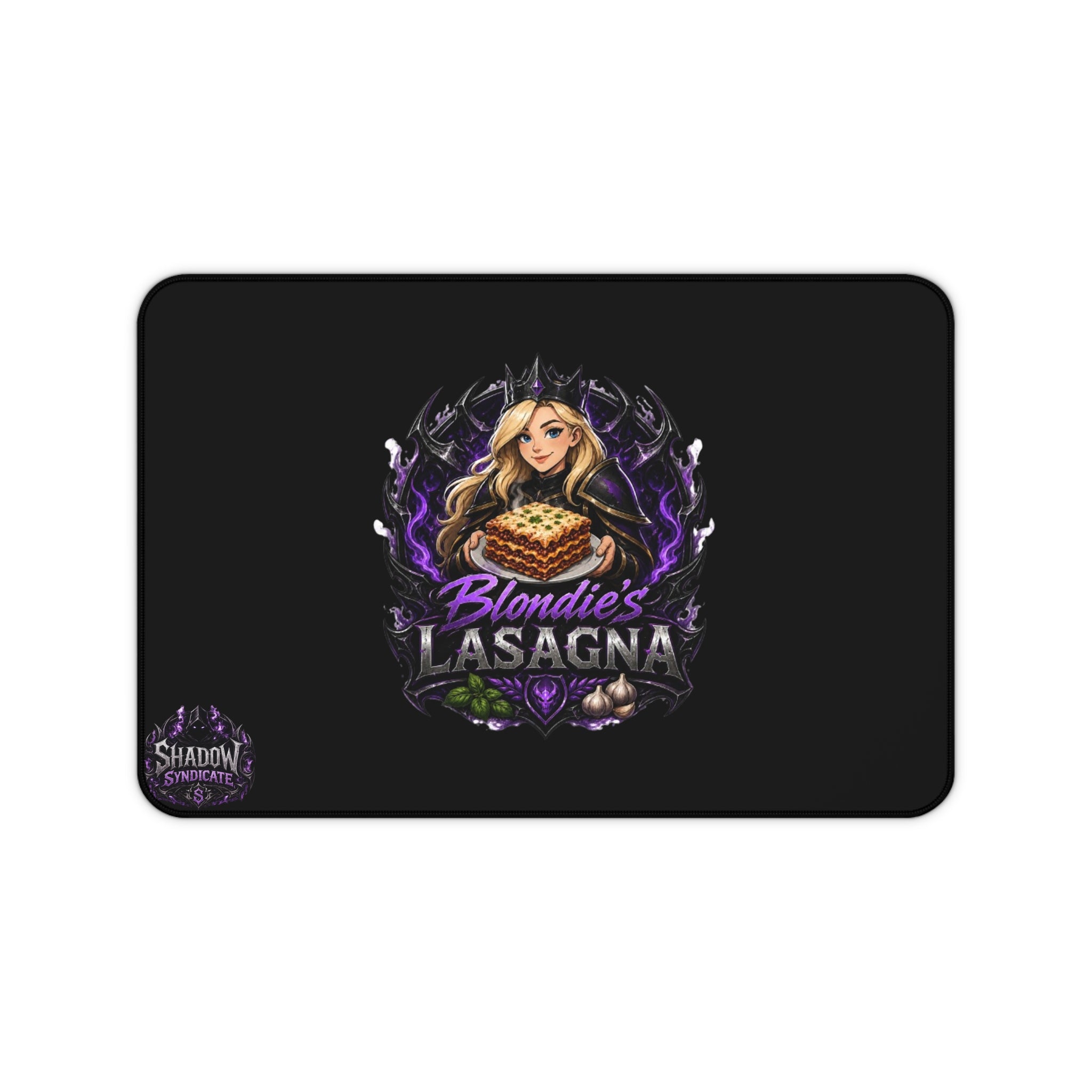 Desk Mat — Blondie's Lasagna Gaming Desk Mat (Streamer Gift)