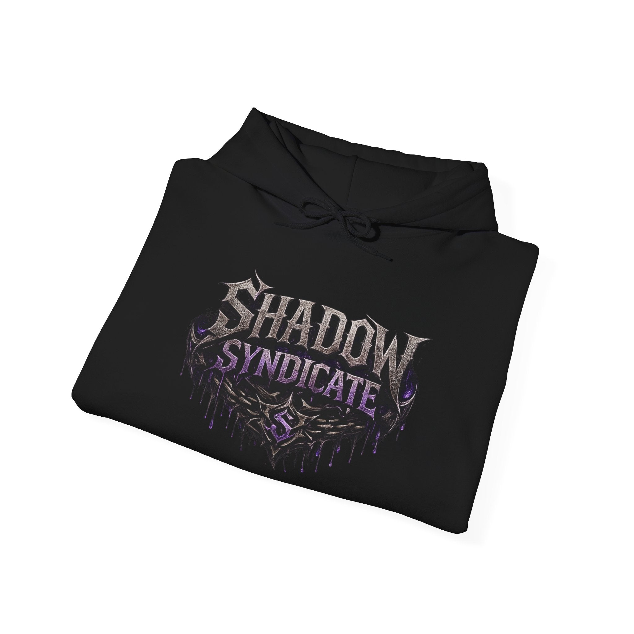 Shadow Syndicate Hoodie — Gothic "No Integrity" Graphic Pullover