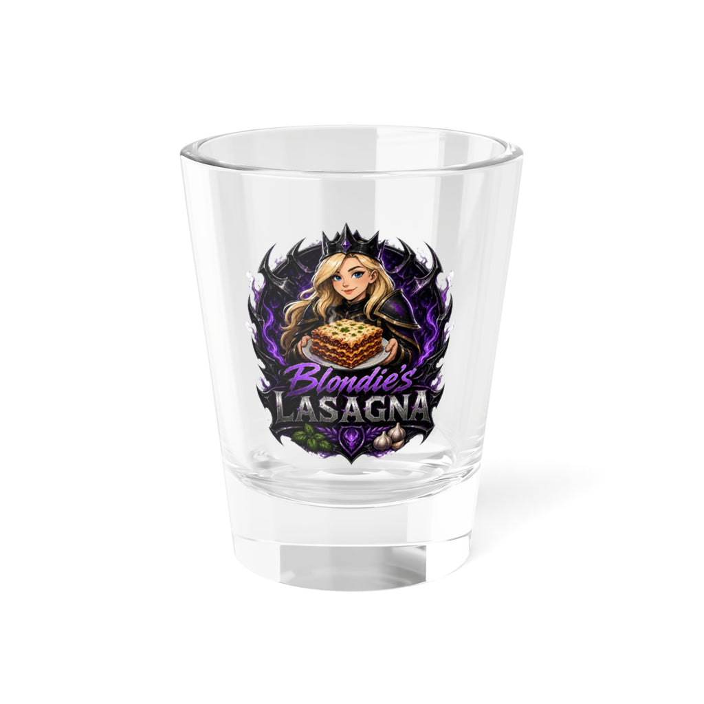 Blondie's Lasagna 1.5oz Shot Glass — Funky Foodie Novelty Barware