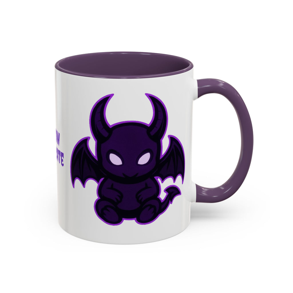 Accent Mug — Shadow Syndicate Cute Demon Coffee Cup (11/15oz)