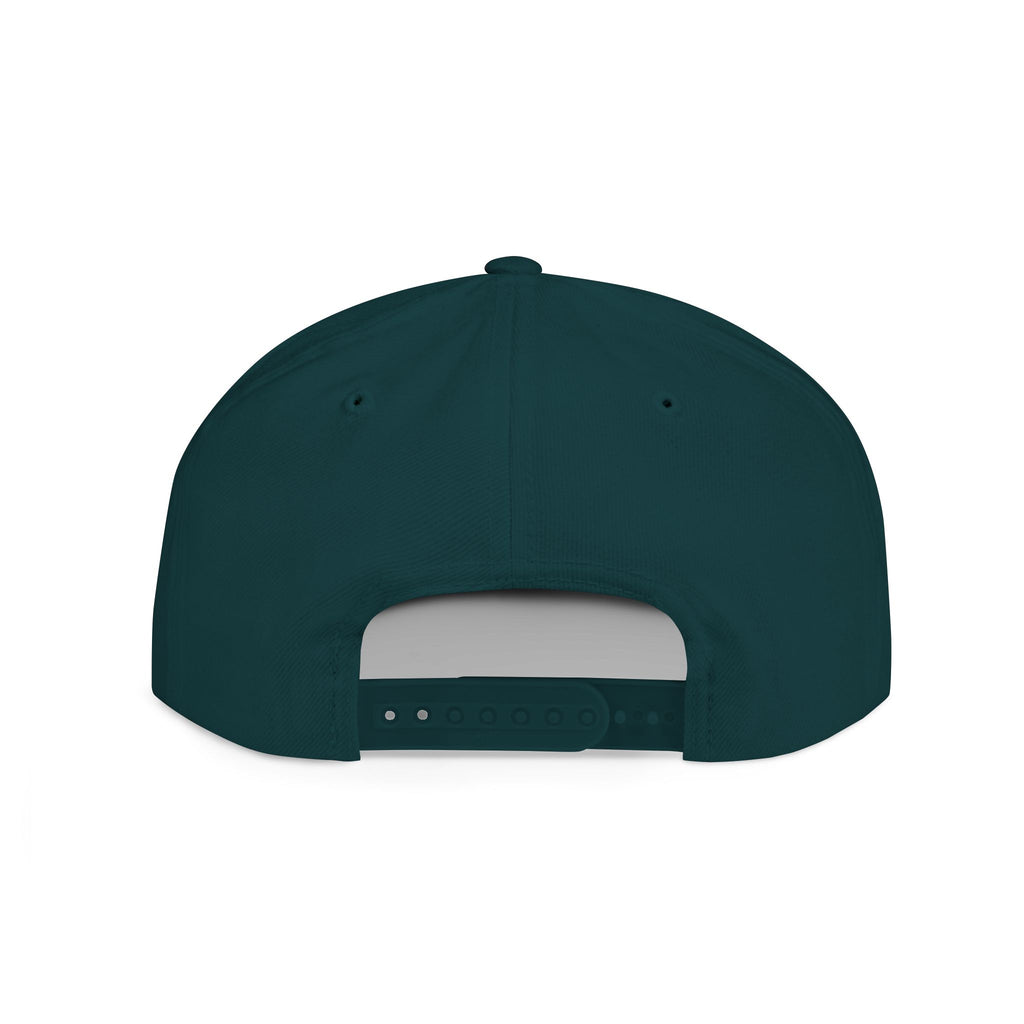 Shadow Syndicate Flat Bill Snapback Hat — Drip Logo Streetwear Cap