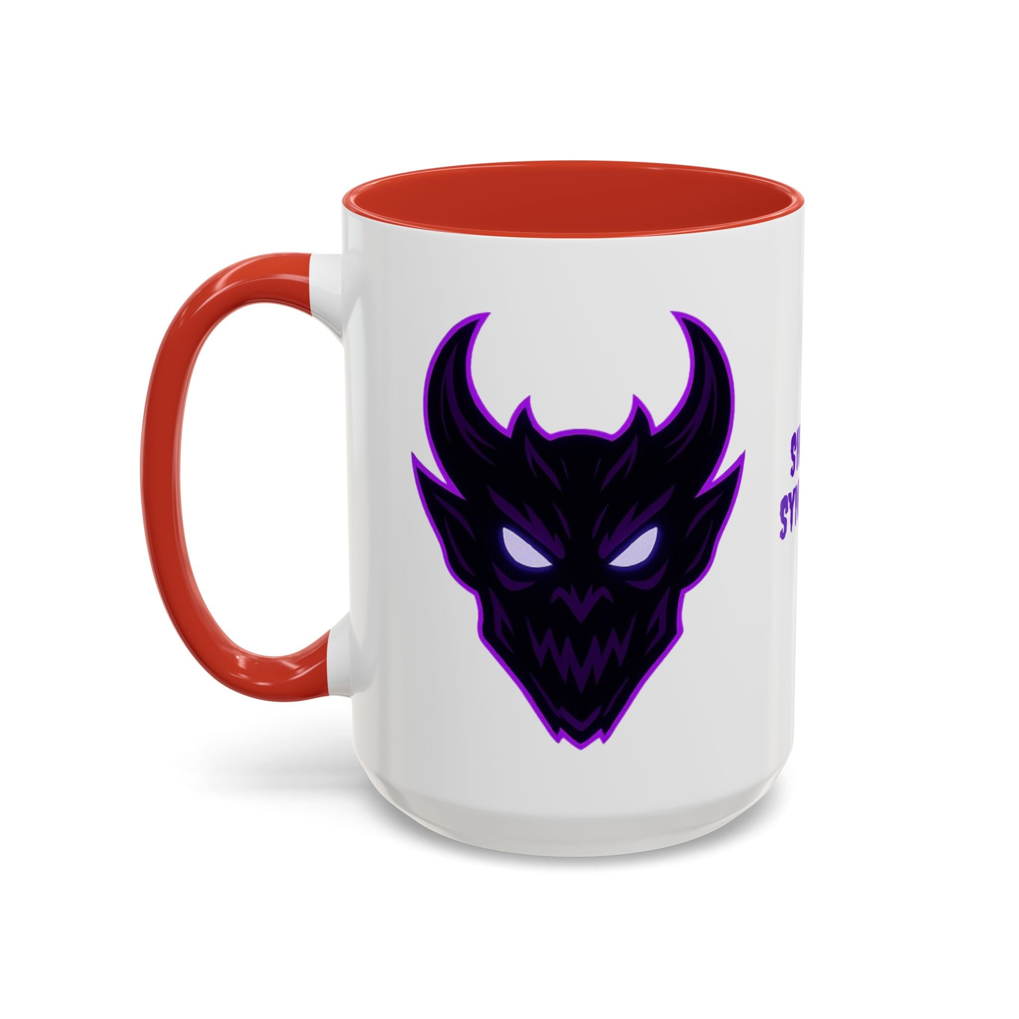 Accent Mug — Shadow Syndicate Cute Demon Coffee Cup (11/15oz)