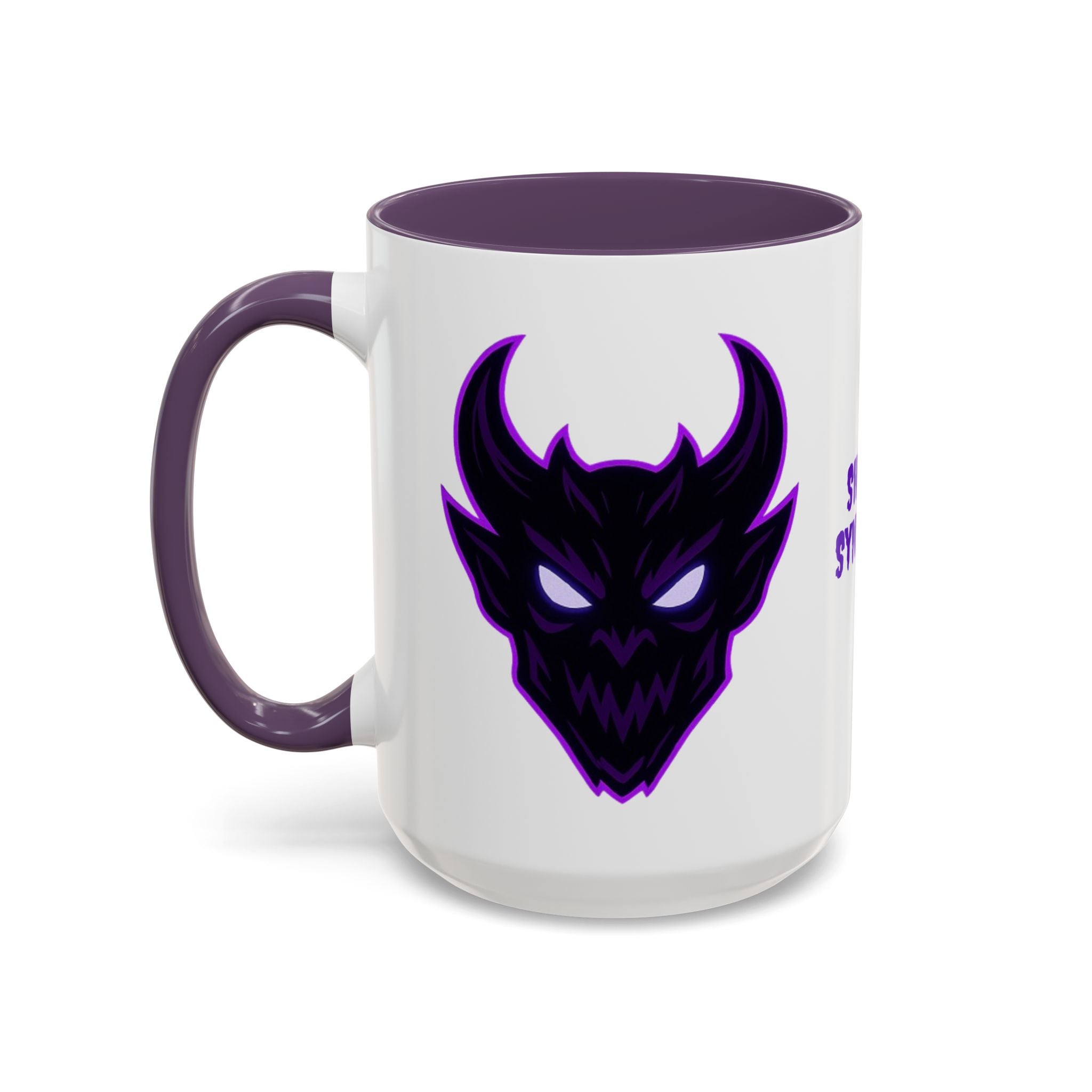Accent Mug — Shadow Syndicate Cute Demon Coffee Cup (11/15oz)
