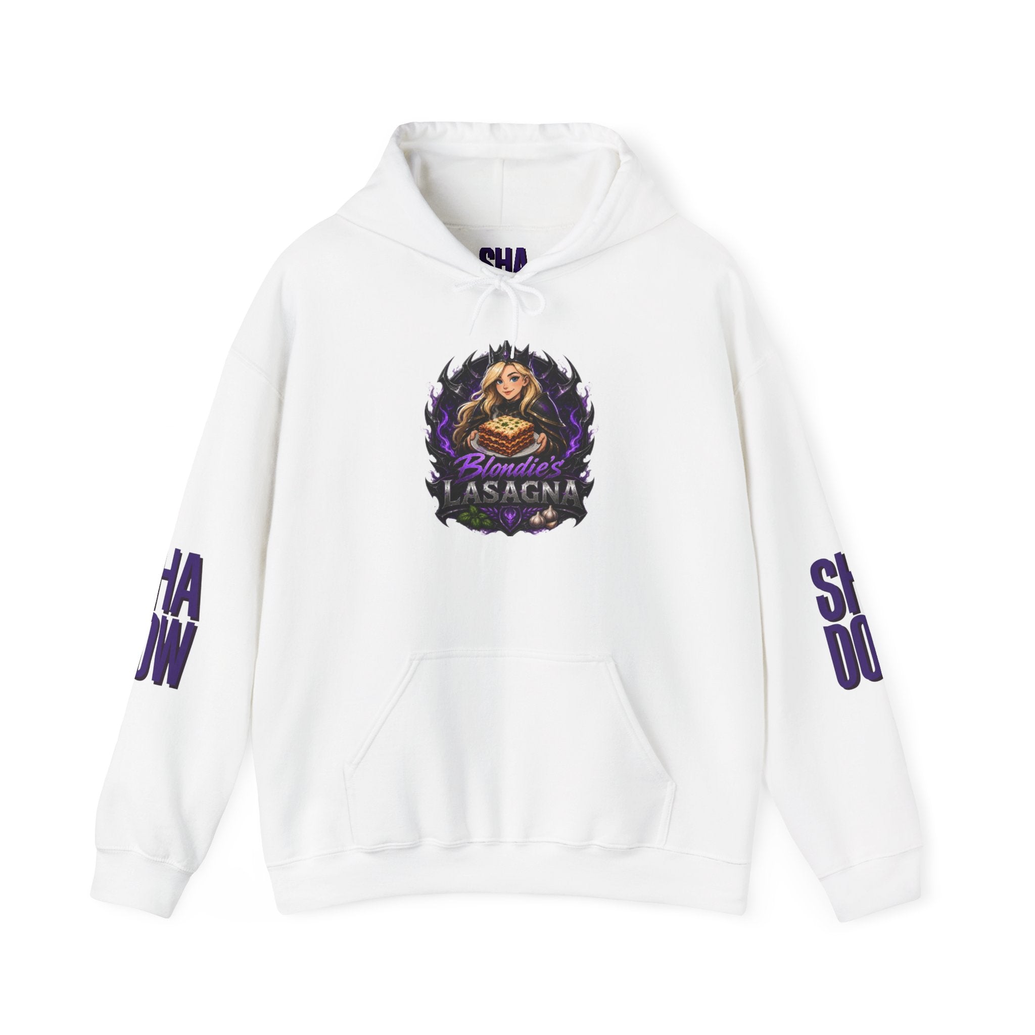 Lasagna Blondie Hoodie — Funny 'F***ing Lasagna' Vintage Band-Style Sweatshirt