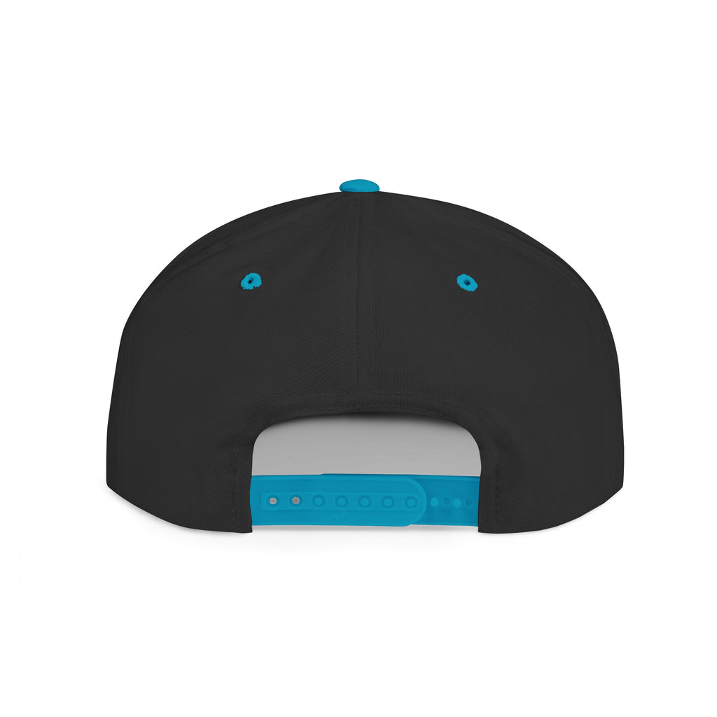 Shadow Syndicate Flat Bill Snapback Hat — Drip Logo Streetwear Cap