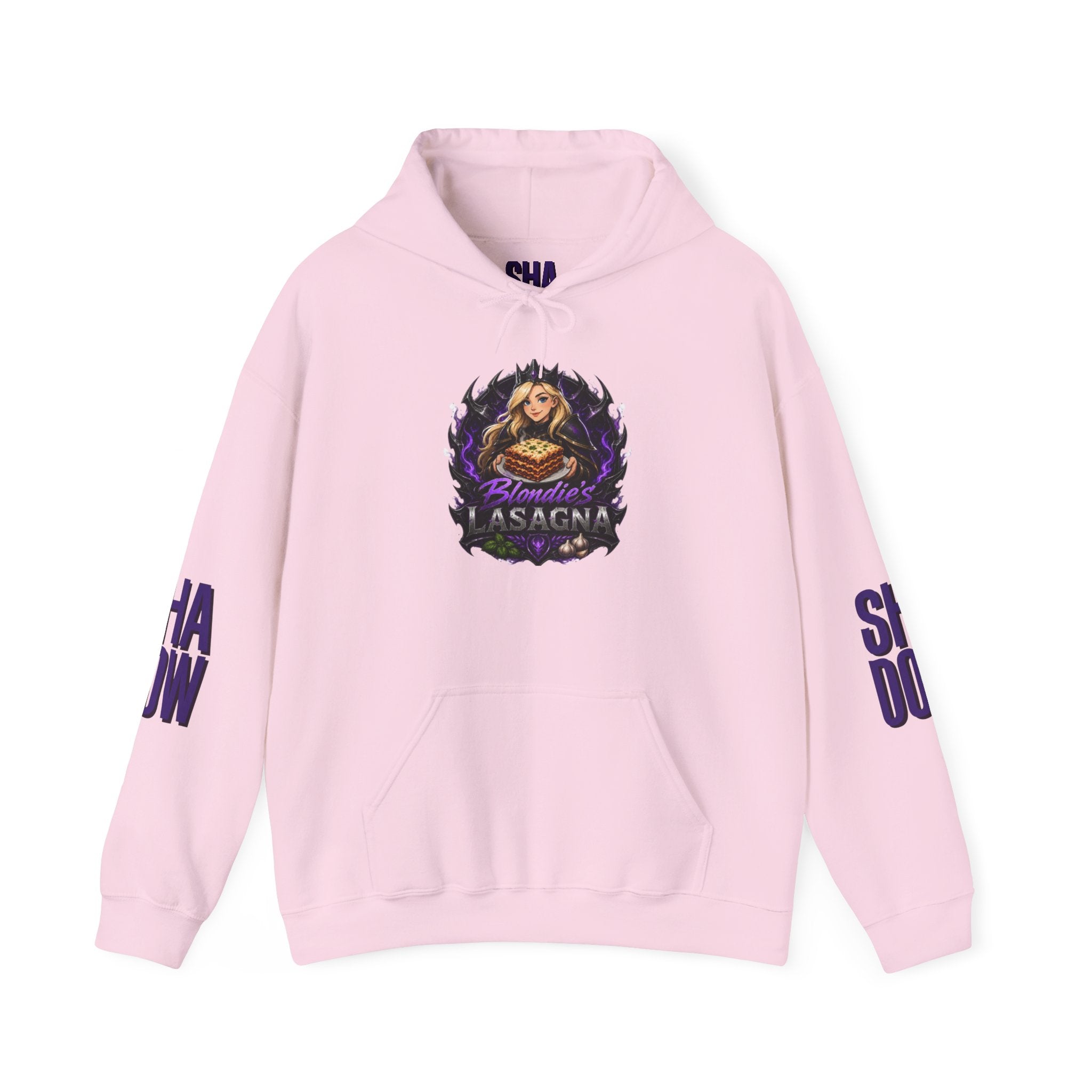 Lasagna Blondie Hoodie — Funny 'F***ing Lasagna' Vintage Band-Style Sweatshirt