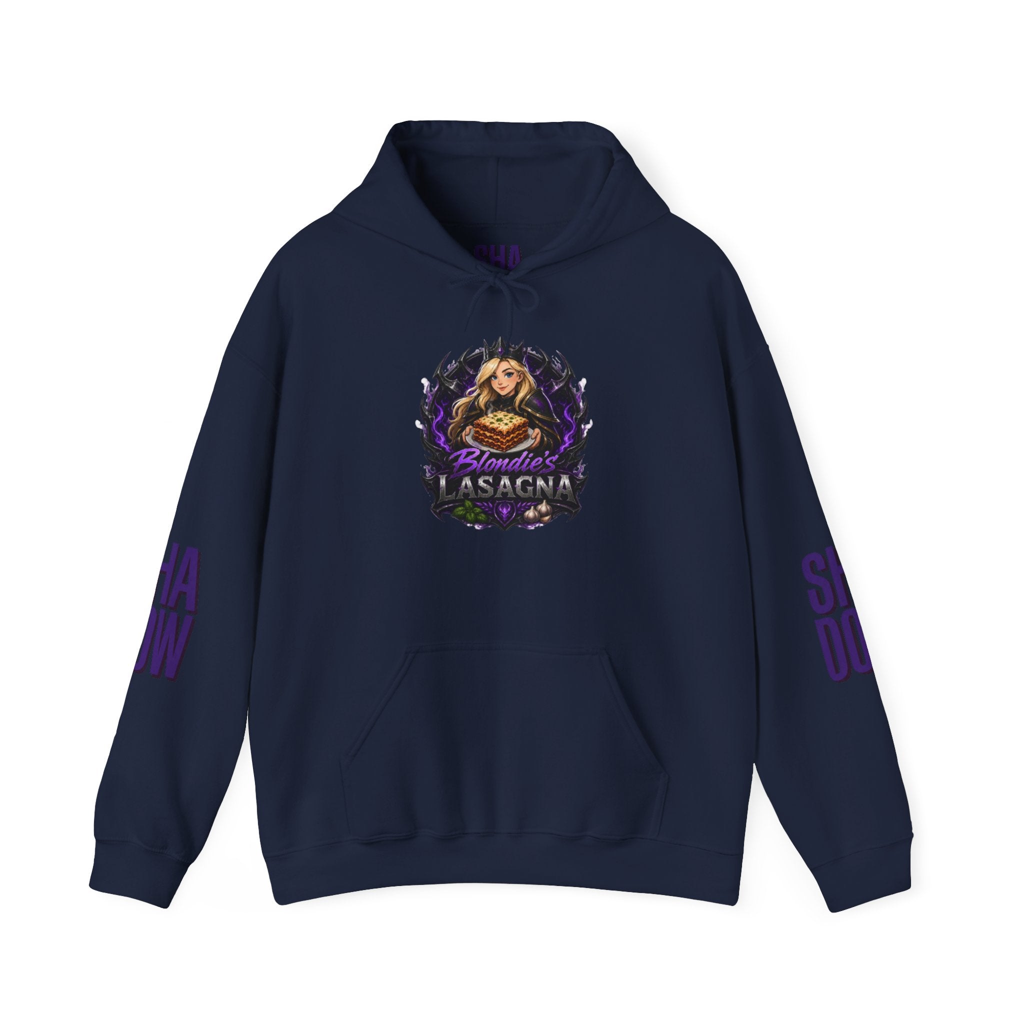 Lasagna Blondie Hoodie — Funny 'F***ing Lasagna' Vintage Band-Style Sweatshirt