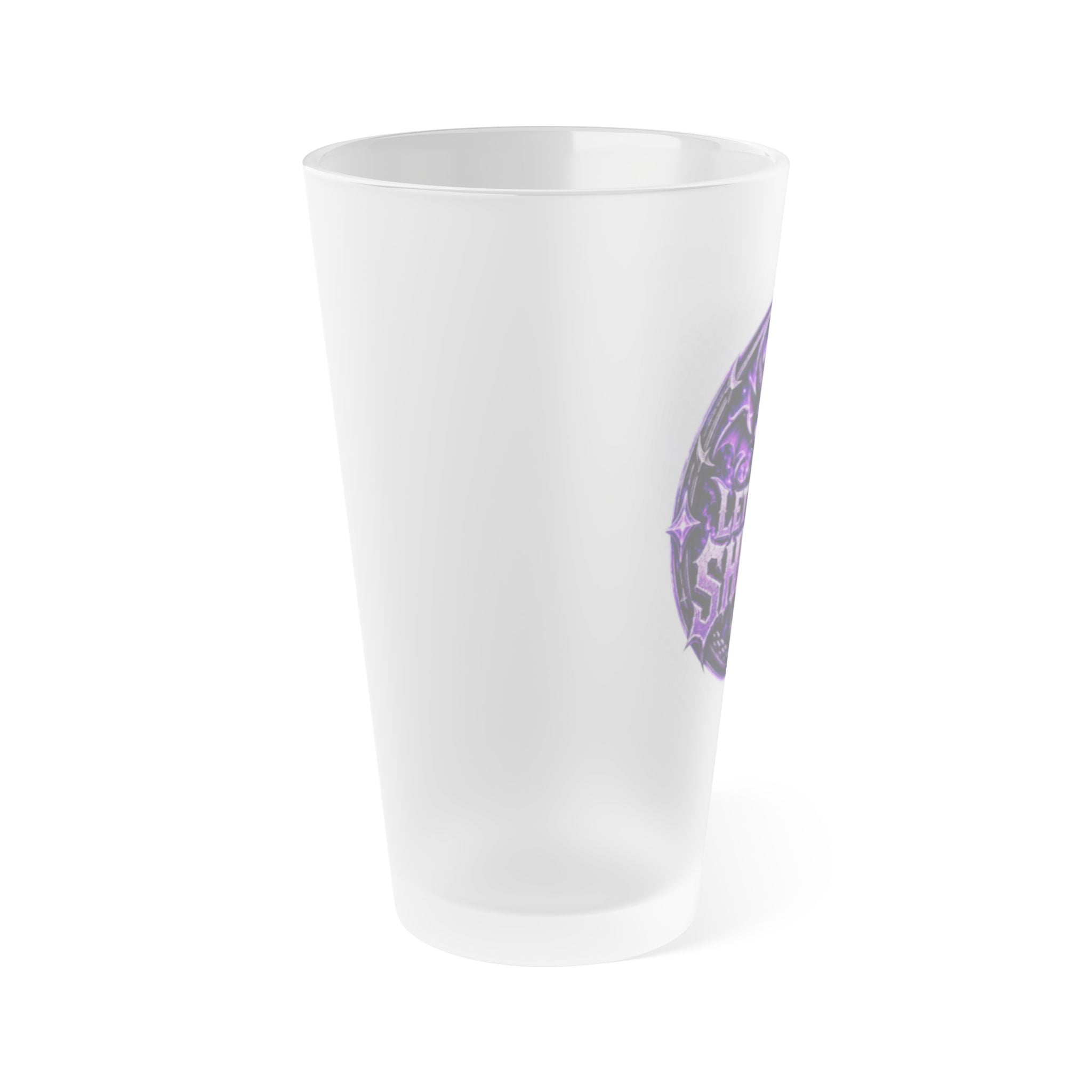 Frosted Pint Glass — 'Let's Get Shitty', 16oz